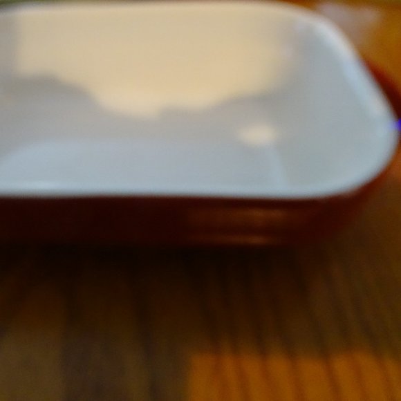 KitchenAid Red Ceramic Rectangular Bowl - Picture 4 of 4